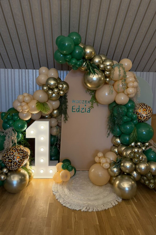 Číslice 1 – svíticí dekorace LED s žárovkami na narozeniny, výročí a eventy